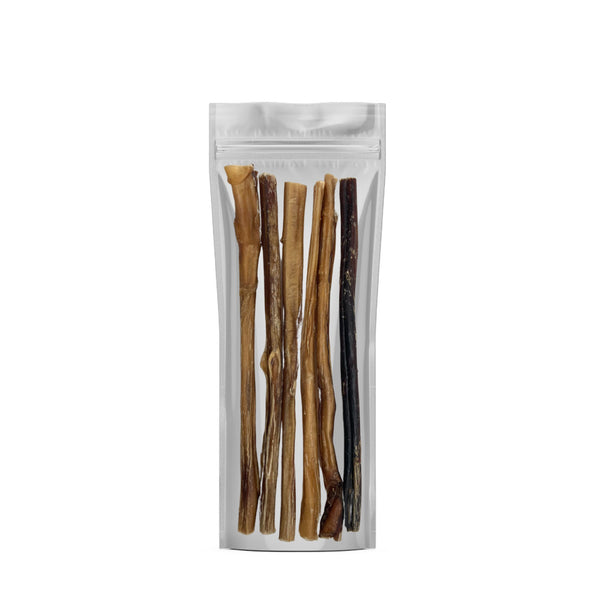 Standard Bully Sticks for Dogs - 12 Inch - 6 and 12 Count - Best Dog Chews and Treats