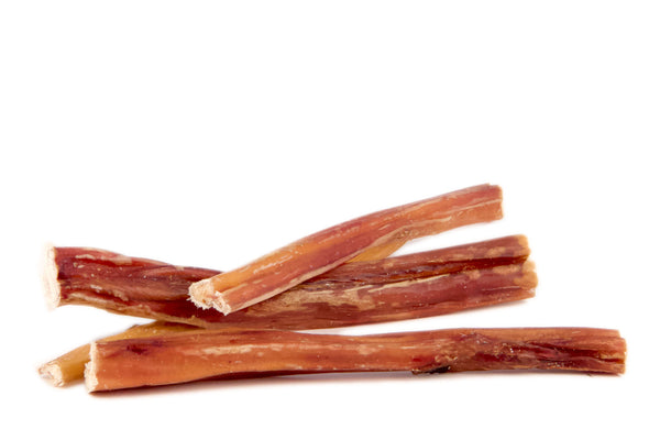 Thin Bully Sticks for Dogs - 6 Inch - 6 and 12 Count - Best Dog Chews and Treats